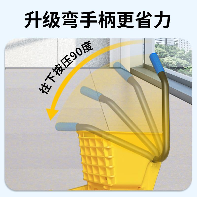 榨水商原厂榨水车榨原装拖新料洗拖把头桶墩布挤水压水拧水桶地拖