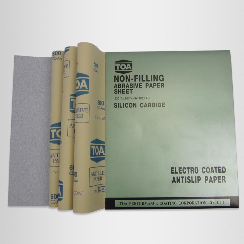 泰国干磨纸砂纸8碳化硅砂TGGS230*2A0张页TO木工白砂干砂纸