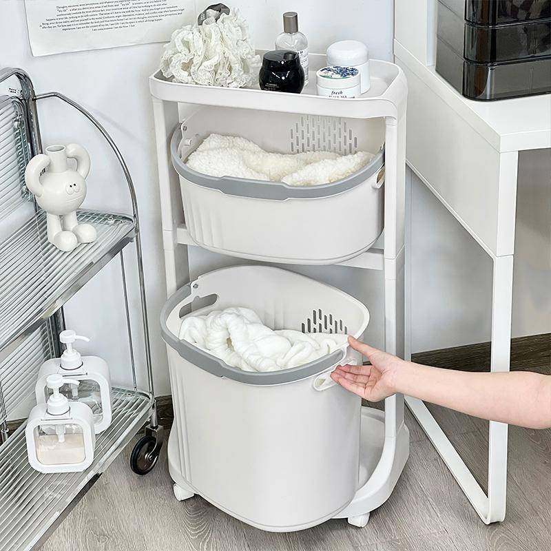 车脏篮1浴室置物架脏衣篓卫生间脏衣服洗手间衣纳收架推衣架脏衣,收纳整理,脏衣篮,淘宝优惠券,粉丝福利购,淘宝优惠卷