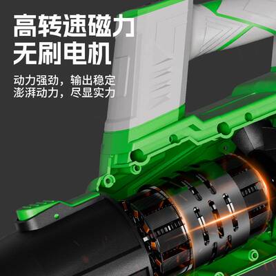 万牛跨境新款无刷锂电暴风机除尘吹雪工业鼓风机户外大功率吹叶机
