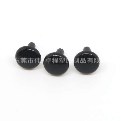 厂家尼料龙铆钉塑塑胶尼7龙R型子母铆244钉R扣40600黑色膨胀卡固
