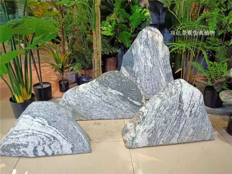天然泰山石石敢当鱼池玄关客厅庭院大型园林草坪景观台造景摆件