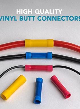 建技能式(黄色12-10GA500PK)重绝缘压接对接接连器压JYH接线规AWG