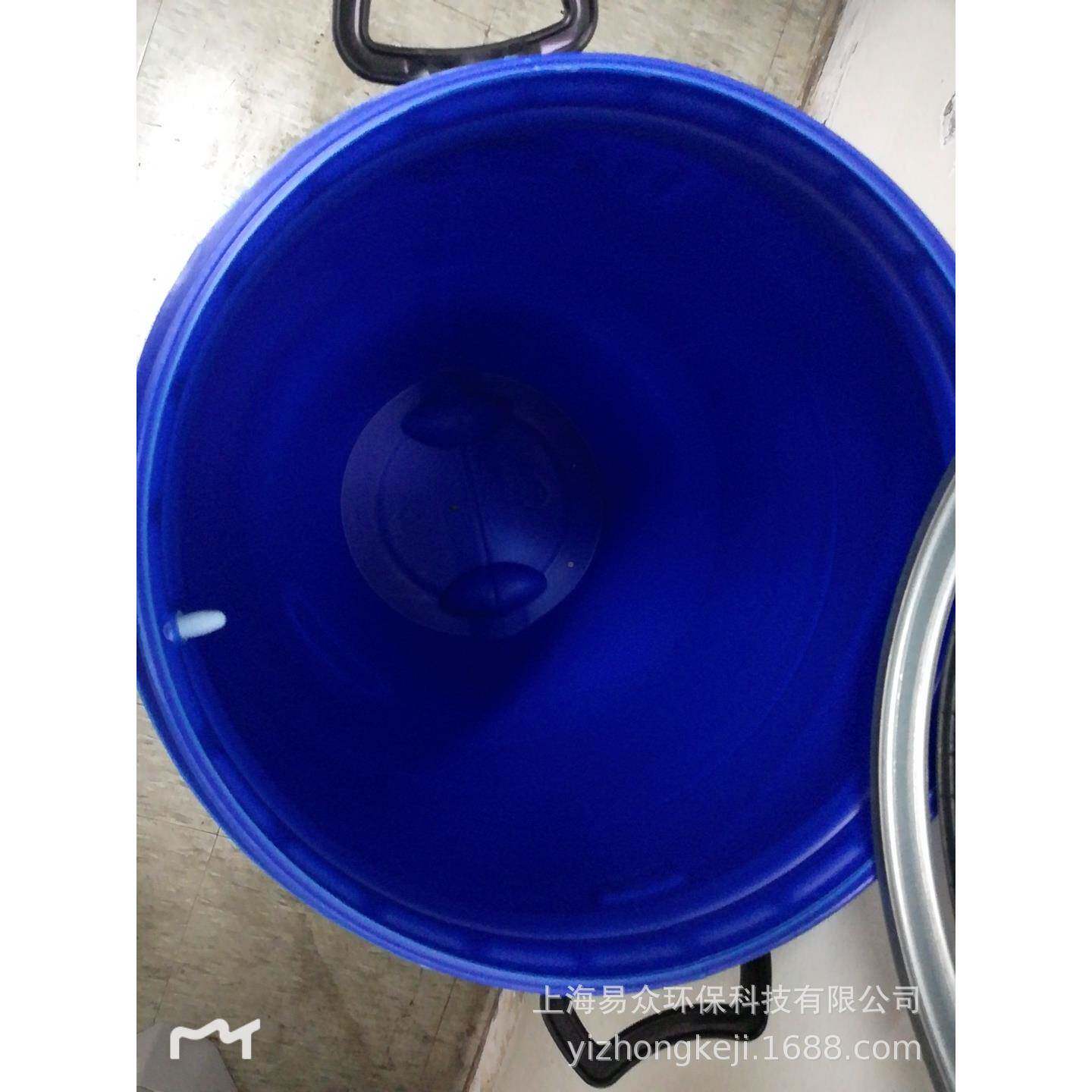 0L料桶大桶口化工塑桶法兰YMR桶60升水加厚桶抱箍6桶
