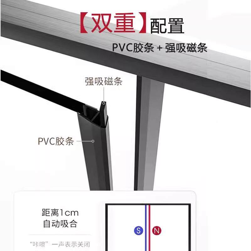 钻石型淋浴房浴室式干湿分约移门钢化玻璃现代简隔离断DWH防水
