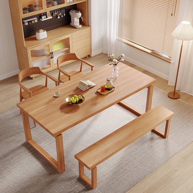 北欧简约实木餐桌莫比恩轻奢高端桌椅组合家用小户型创意实木餐桌