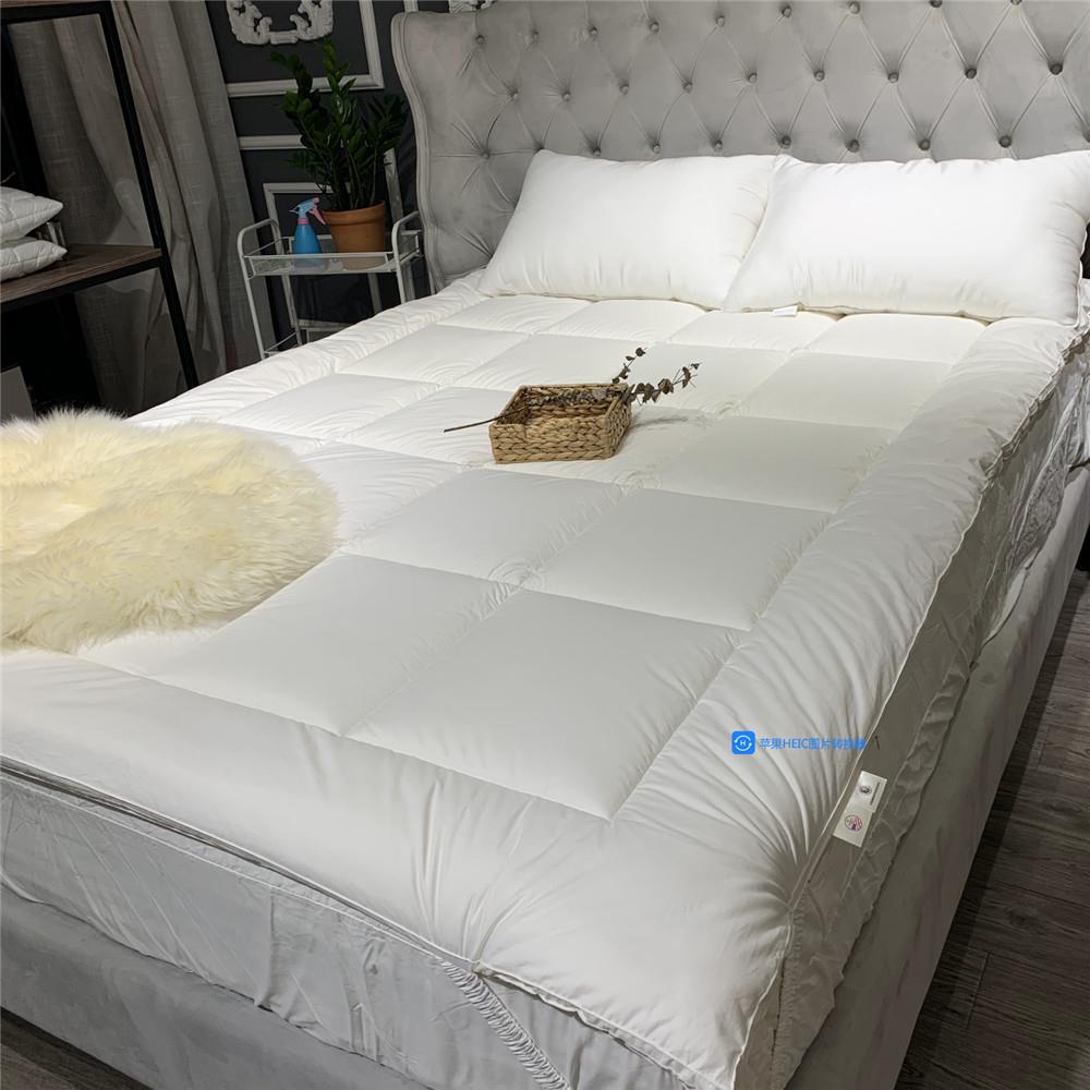 加厚羊毛床垫纯棉床褥席梦思全棉立体保护垫蓬松柔软防滑床垫