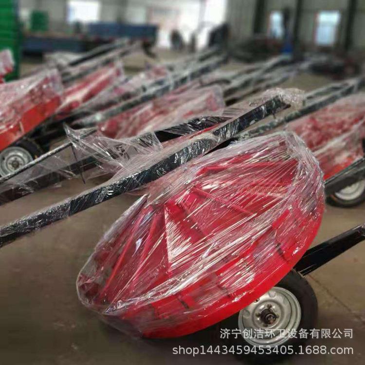 牵引式清扫车设备风火轮扫地机拖挂无需动力方便快捷