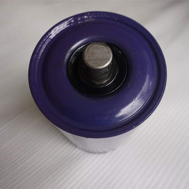 CEMA 127mm直径重型矿山托辊蓝色静电喷涂辊筒