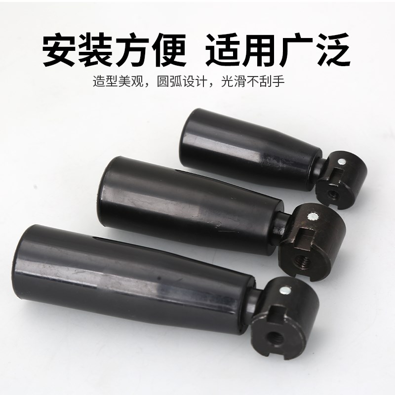 镀铬机床手柄曲面转动手柄机u床手柄把手镀铬葫芦手轮手柄M8M10M1
