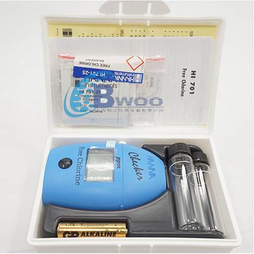 哈纳HI701余氯测定仪微电脑余氯游离氯浓度试剂余氯检测仪便携式