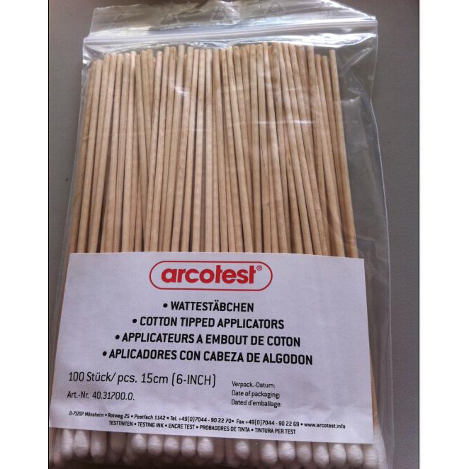 arcotest棉签达因笔 电晕笔 表面张力测试笔长棉签 15cm 100支