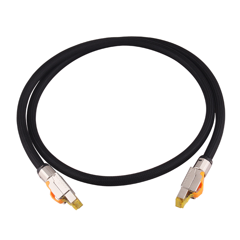 现货八类网线兆电竞家用8类光纤hifi屏蔽宽带高速千兆8网络跳线