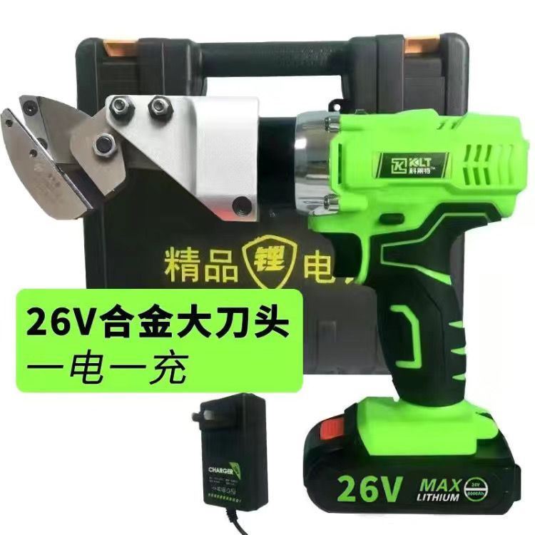 现货工业级锂电不锈钢板铁皮电动剪刀彩钢瓦铁板手持式充电剪刀镀