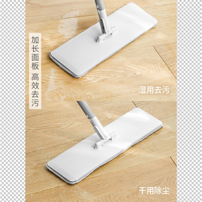 BK9K批发平板拖把家用免手洗懒人一拖净地板拖带替换布干湿两用拖