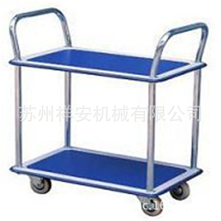江苏出口型 可根据要求二层三层手推车 双层小推车 物流台车