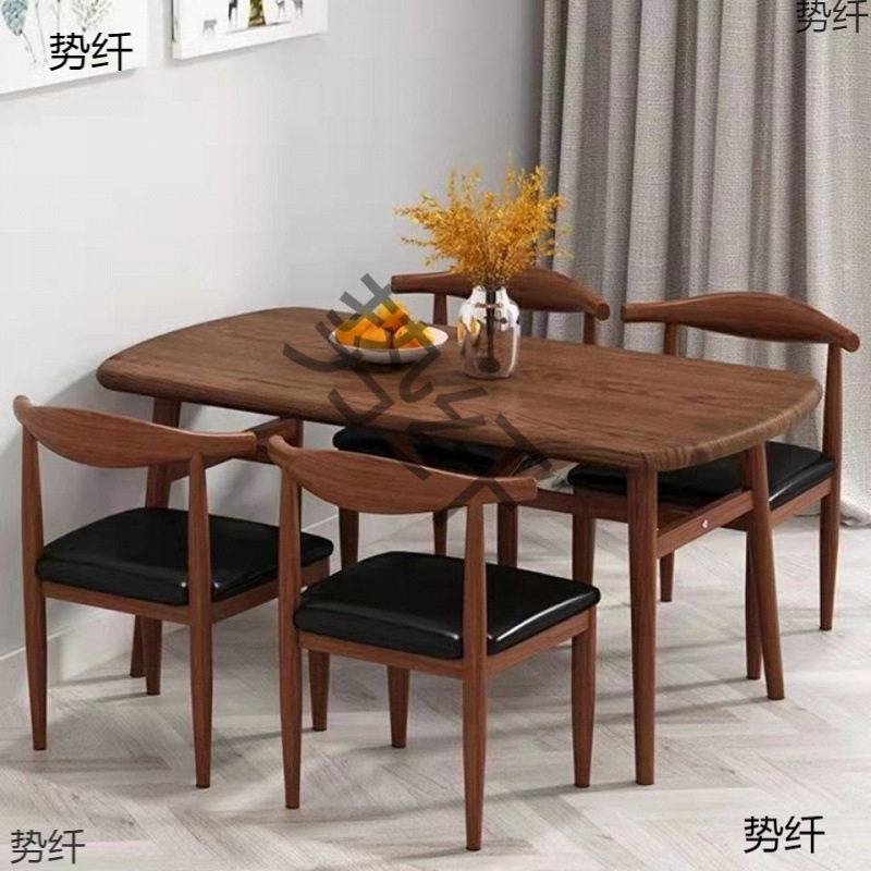 餐桌椅组合小户型家用现代简约餐桌椅吃饭桌家用商用餐厅桌子批发