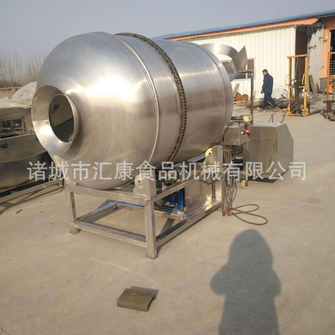 汇康牌黄瓜咸菜搅拌桶 不锈钢材质蚕豆滚筒拌料机 杂粮混合搅拌机