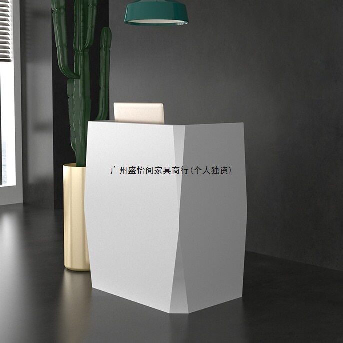 迎宾接待台简约小型收银台服装店饭店前台电脑吧台柜台理发店美容
