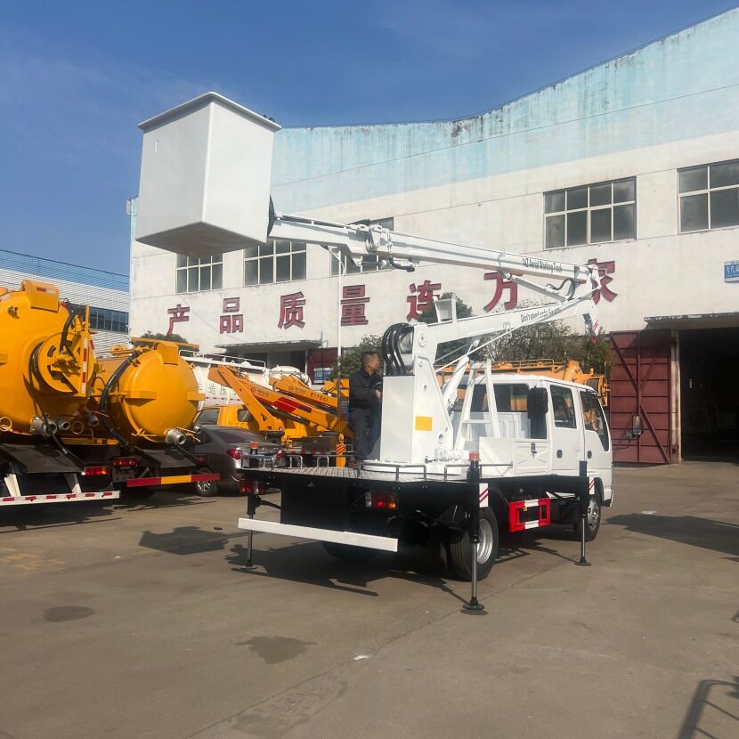 【程力集团】16米绝缘源头工厂高空作业车出口厂家直销