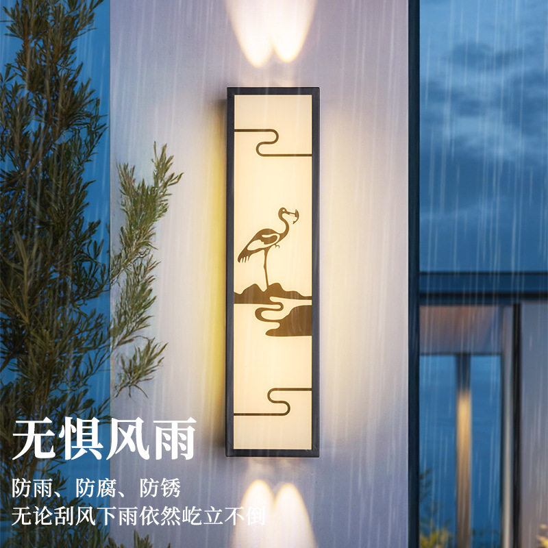 户外壁灯防水庭院灯室外墙别墅大门口凉亭中山门柱子新中式墙壁灯