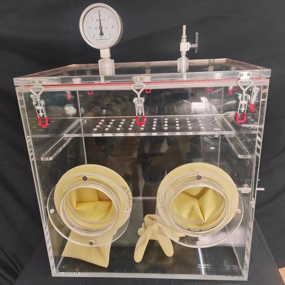 气体流量控制透明密封手套箱