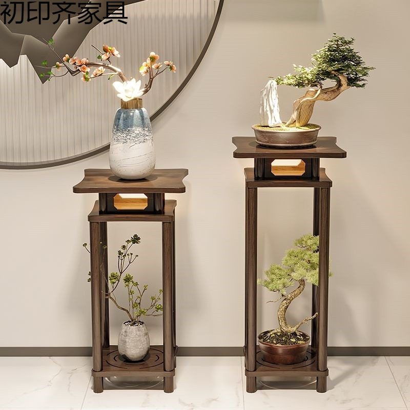 新中式实木小方几客厅沙发边几