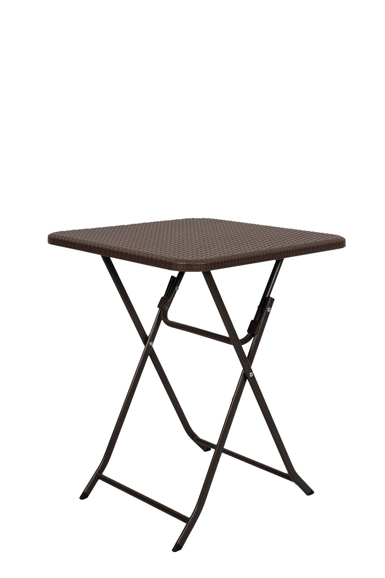 仿藤花纹桌面方桌轻便塑料方桌60*74cm小型迷你咖啡桌