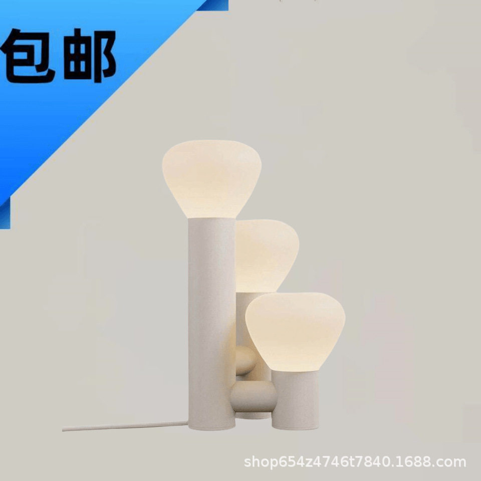 ins轻奢彩色玻璃火柴氛围台灯