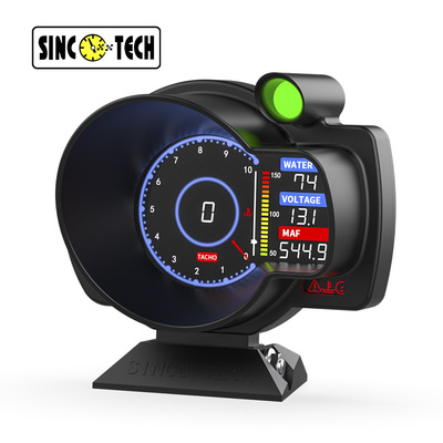 汽车改装车仪表12V/OBD多功能改装仪表水温转速车速油温表DO916