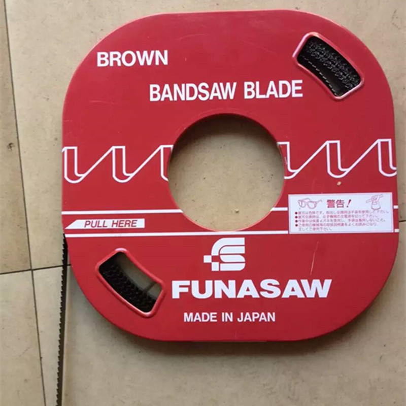 原装进口日本funasaw盘带锯锯条6*18P*30M单金属带锯条机用带锯条