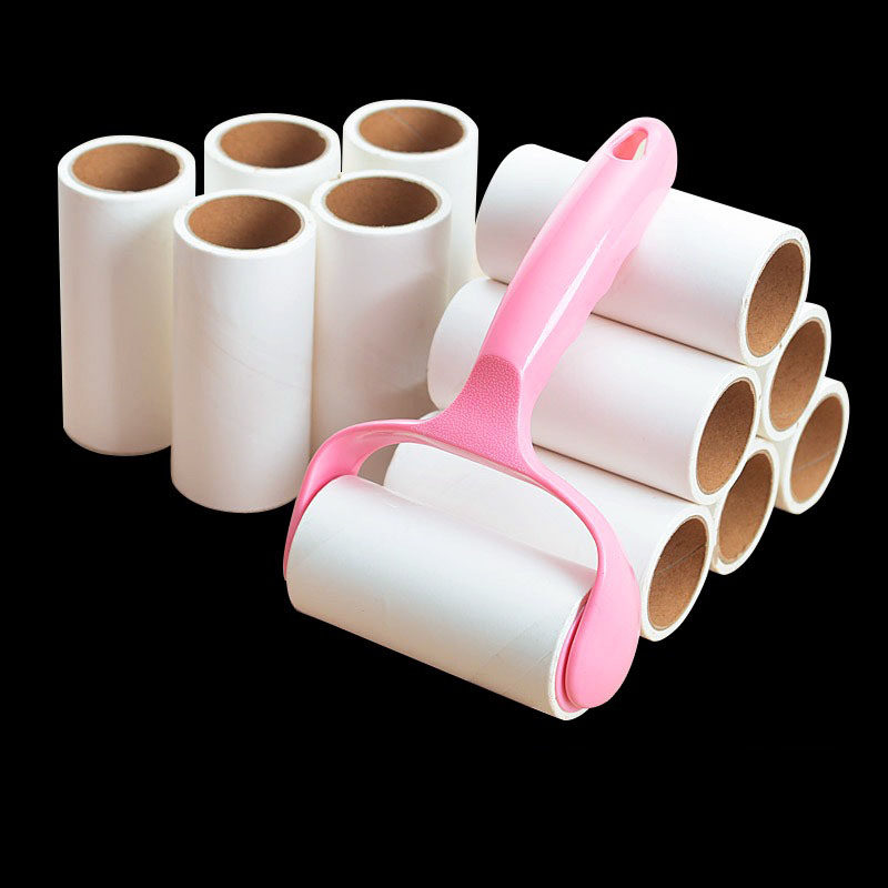 速发滚筒粘毛卷纸粘毛器毡撕式毛滚刷粘毛沾可神器除毛衣物去毛黏