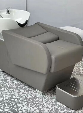 速发洗头床理发店专用冲水床高档发廊半躺瓷美式盆洗发床陶发潮店