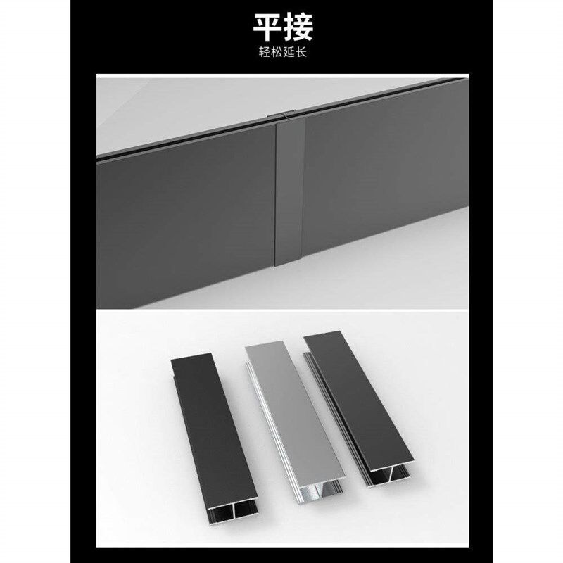速发橱柜踢脚板线0度角基线转弯铝一体角内角正角挡水角