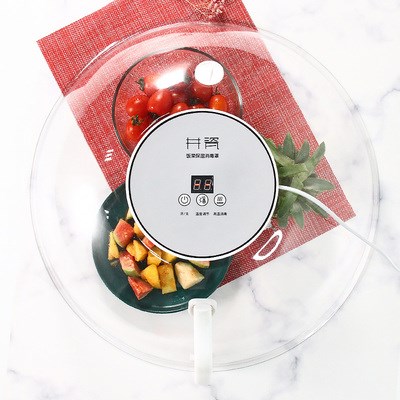 速发新款销智能电加热饭菜保温罩食物解冻多功能恒温菜罩透明防尘