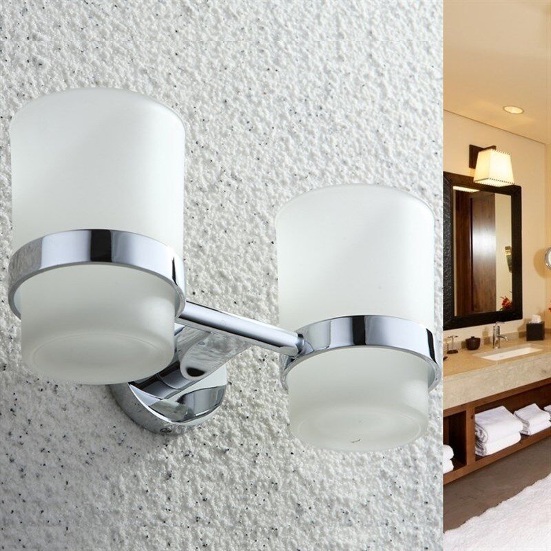 速发包邮卫生间涑口杯浴室五金挂件牙刷杯架 玻璃情侣双杯洗漱杯