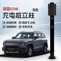 【镀锌】长安深蓝G318专用充电桩立柱支架保护箱新能源汽车户外