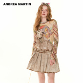 MARTIN夏季 新款 磨破做旧A字版 ANDREA 短款 牛仔连衣裙