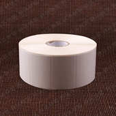 45mm 标签纸65mm 2000张单排空白贴纸打印机 纸不干胶条码 铜版