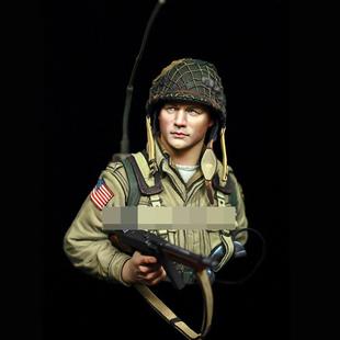 1/10树脂胸像人物半身模型包邮军事美国空军GK白模手办X332