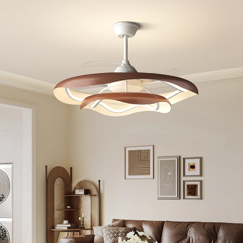 客厅吊灯吊扇灯吊扇灯2025新款饭厅卧室智能中古书房风扇吸顶灯