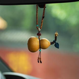 朴房创意天然葫芦汽挂件高档饰后D4816装视镜品挂坠出车入平安车
