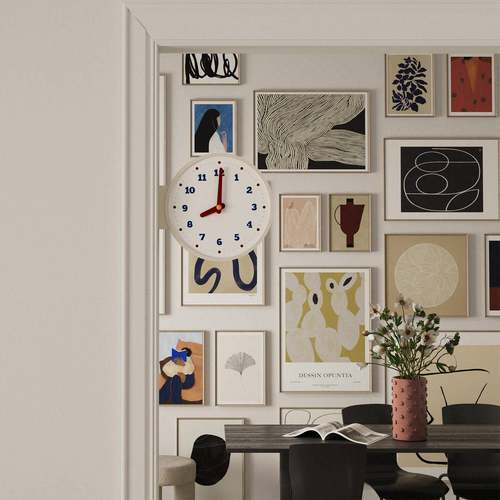 TSC1-1时尚极简钟挂钟客厅表2025新款时覆古时钟转角双挂钟挂钟面