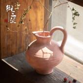 雅三泥250820浅意侘寂御风清新致花瓶客厅插花民宿茶室禅意桌面摆