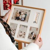 洗照做成放大全家福木框相实打印照片挂墙diy全家福02定制装 裱相