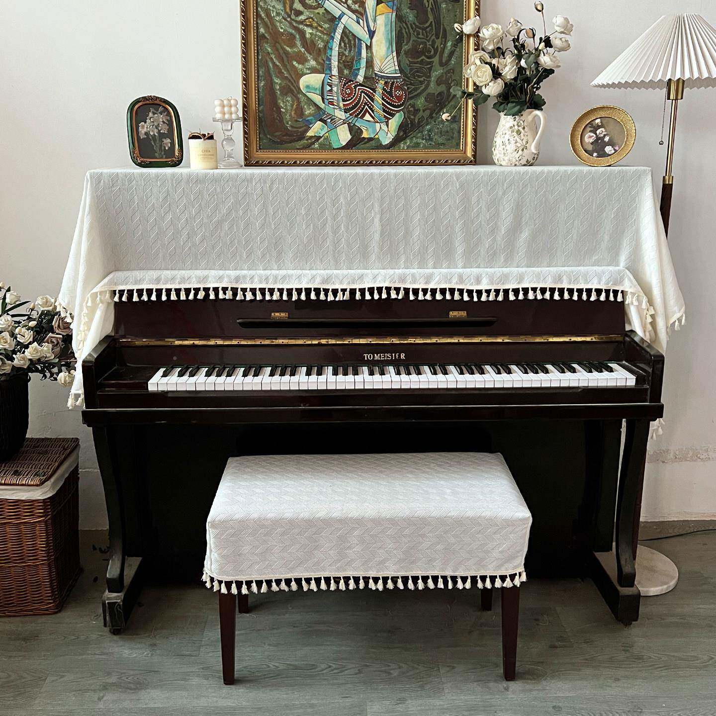 通钢琴现罩代简半约罩法式钢琴盖布用全罩防尘北MY-b欧电子琴盖巾