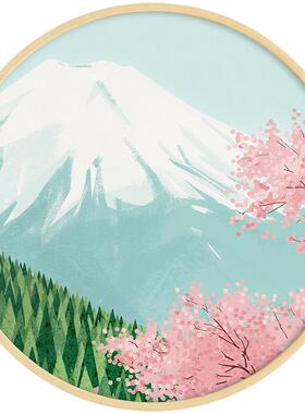 墙现简约餐代厅装饰画北欧客沙N10333-N厅发背景蛙墙壁画四季实木