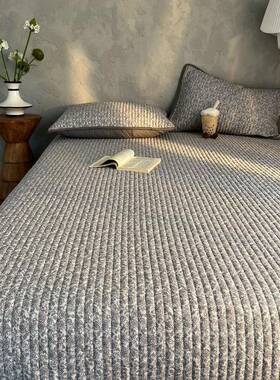 i单ns小碎花床盖三件套夹棉床洗防滑榻榻米炕可盖水CMB双人四季通