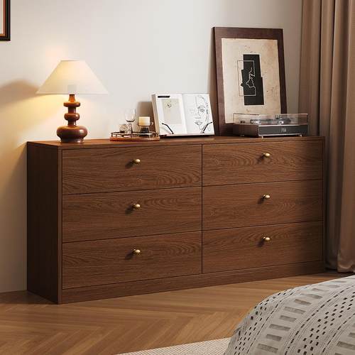 实木八新型斗柜柜家用靠墙4.19斗柜收床纳柜卧室头柜客厅六斗斗主