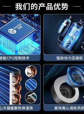 中吊除湿机管97653道式壁顶央挂室式别墅酒店地下图书馆车间